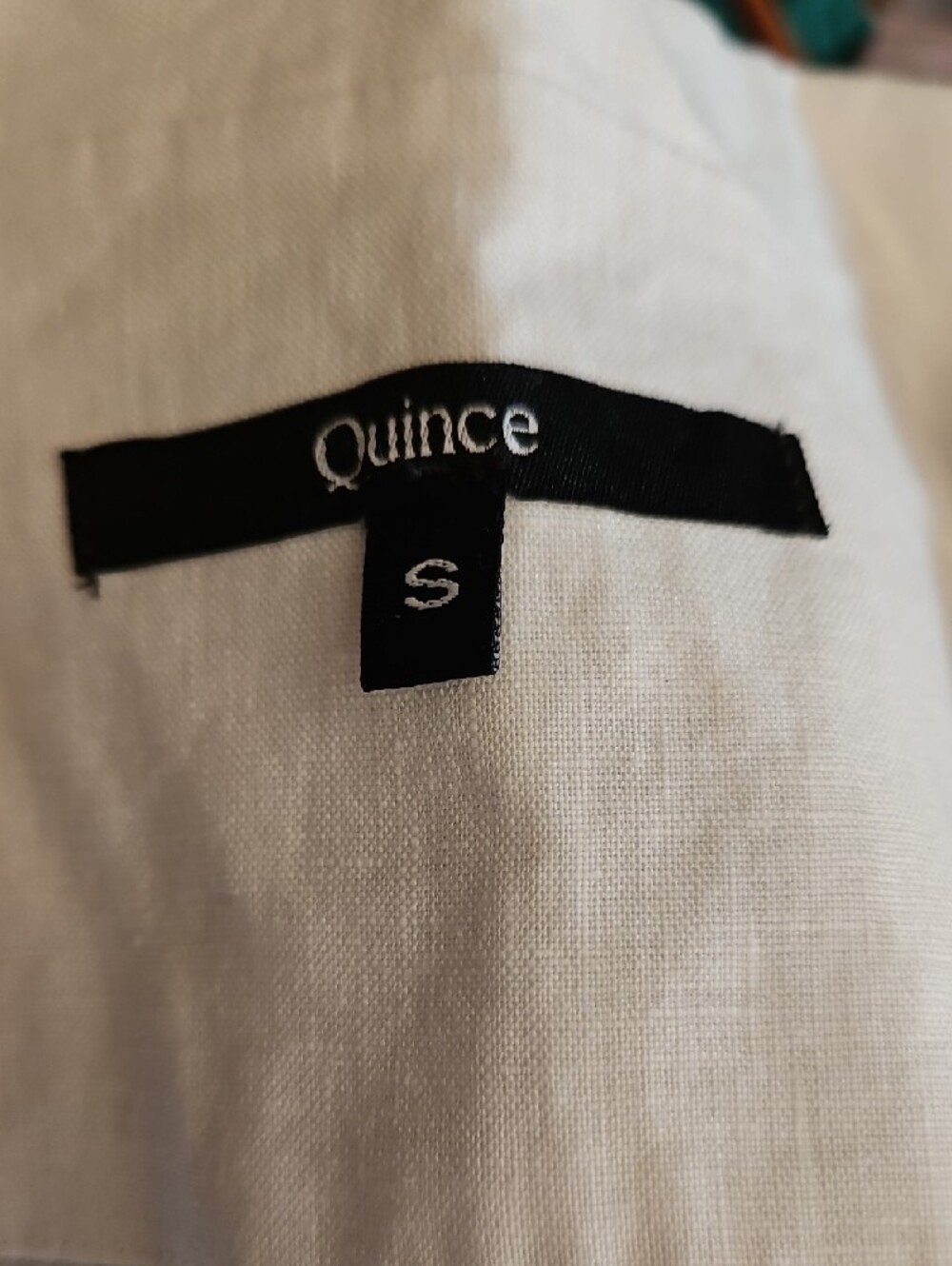 Quince 100% European Linen Shirt In White - Picture 11 of 13